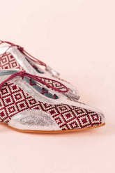 Blucher Rubí Grana   (incluye plantilla de lana y  de piel)